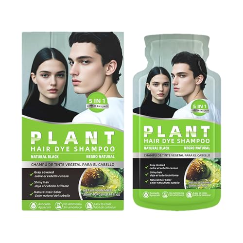 Bubble Tinte para el pelo de plantas, 10 unidades, champú de espuma colorante, cubierta gris para el hogar, salón, mujeres, estilistas, principiantes, jóvenes, amantes de la moda