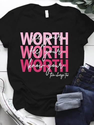 Women's Graphic T Shirts Casual Funny Printed Short Sleeve Undershirts Crewneck Summer Shirts for Women4