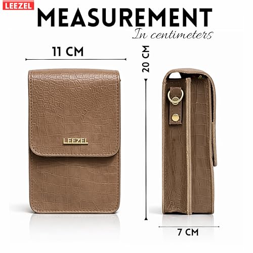 Image of LEEZEL Women's Girls Wallet Sling Bag for Mobile Cell Phone Holder