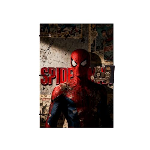Image of Spider Wall Diary Notebook 7x5 Inch 160 Pages Unruled Journal for Notes