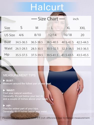 Bas de maillot de bain bikini taille haute gainant et couvrant - 6