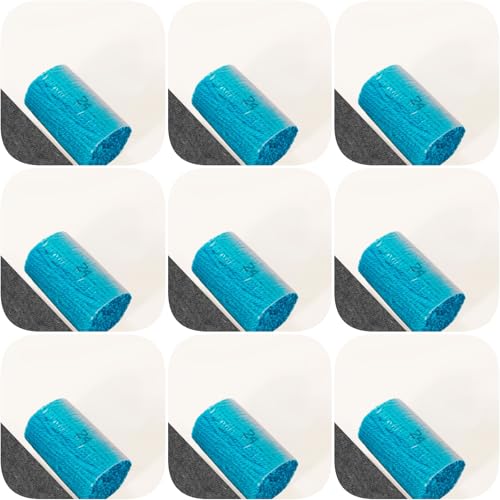 Image of Yglnden 10 Bundles Latch Hook Kit Colorful Yarn Bundles Cut Rug DIY Latch Hook Yarn for Handmake Craft Sewing Knitting for Adults (10 Bundles# Blue A)