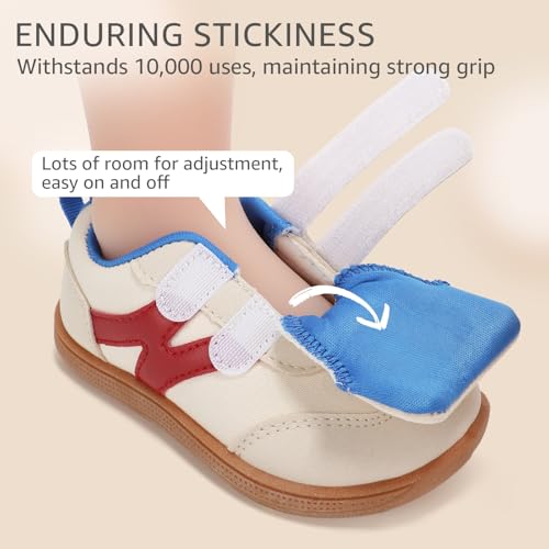 Image of STQ KIDS Toddler Shoes Wide Toe Box Barefoot Sneakers | Zero Drop, Soft Sole, Non Slip, Hook and Loop, Prechool Ready, Indoor Outdoor Play
