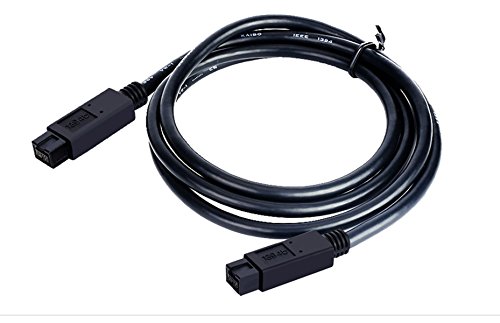Zdycgtime Firewire Premium Cable 800 Ieee 1394B 9 Pin To 9 Pin Male To Male 6 Ft Black(9 Pin To 9 Pin) #TOP1