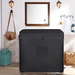 Twin Tub Washing Machine Cover for 28lbs Portable Mini Compact Washer Machine,Waterproof, Sun-Proof, Extend their Service Life, Zipper Design for Easy Use (28"W×17"D×32"H)