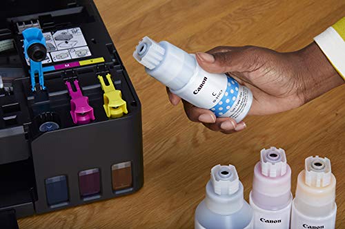 Canon GI-51 C Bouteille d'encre pour imprimante Jet d'encre PIXMA MEGATANK, Haut rendement, Cyan