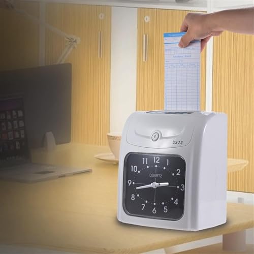 FIPKA-Electronic-Employee-Starter-Time-Clock-Small-Business-Punch-Pak-Recorder-Attendance-Time-Card-Machine-for-Office-Factory-Warehouse