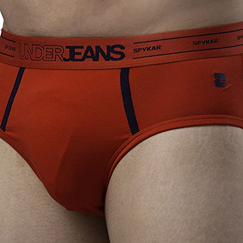 Image of Underjeans Men Cotton Blend Brief