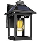 Einfache Installation und lange Lebensdauer: Verwenden Sie die mitgelieferten Schrauben, es dauert nur 2 Minuten, um die Installation abzuschließen. Bitte achten Sie darauf, dass die Sonne direkt auf das Solarpanel scheinen kann. Der Lampensockel dieser aussenleuchten ist E26/27, die Glühbirne kann ausgetauscht werden. Die Lampenleistung beträgt 1W.