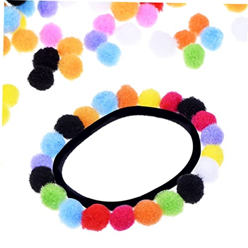 Housoutil 200 Pçs Brinquedos Pompom Artesanato Artesanato Para Crianças Artesanato Natividade Para C