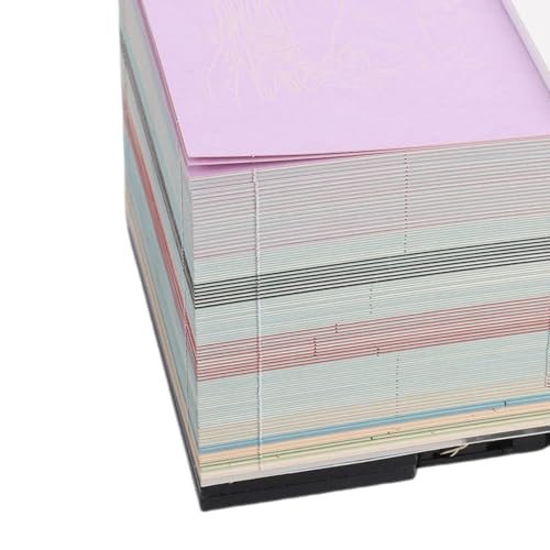 Bloc-notes 3D calendrier de bureau décoratif avec sculpture papier et LED - 7