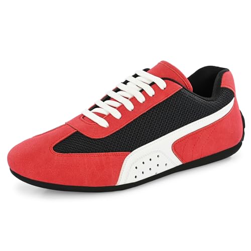 Image of Cruiser Sneaker for Men | Lightweight & Comfortable | Stylish Lace-Up Casual Footwear with Cushioned Insole | Perfect for Versatile Outfits (2645)