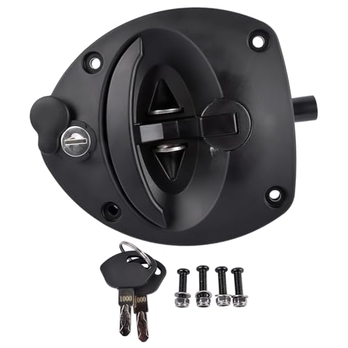 Woosphy Door Latch with T-Handle Steel Shaf Replacement for Cummins Generator 2 Keys 406-0972-01