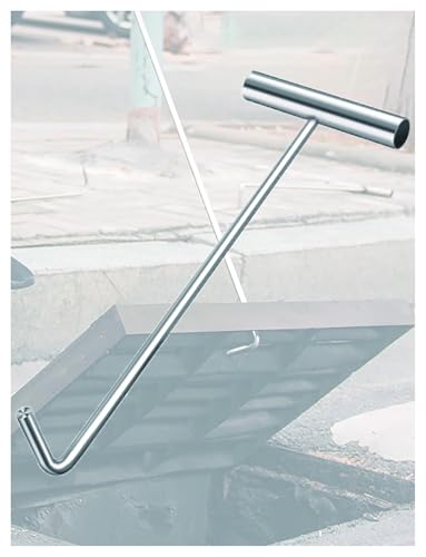 Gancio di sollevamento resistente in acciaio inox, pratico strumento durevole per l'accesso e la manutenzione dello scarico delle tempeste