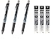Pentel Energel RTX deluxe penna di gel liquida e retrattile - 0.5mm - Linea Eccellente / Punta di Ago / Inchiostro Nero - Tipo di Corpo Blu - 3Pens & 3Pens Set del Valore dei Ricambi (Col Nostro Negozio Descrizione di Prodotto Originale)