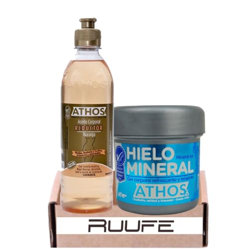 Body Oil Athos y athos hielo mineral (2 pack) aceite corporal red...