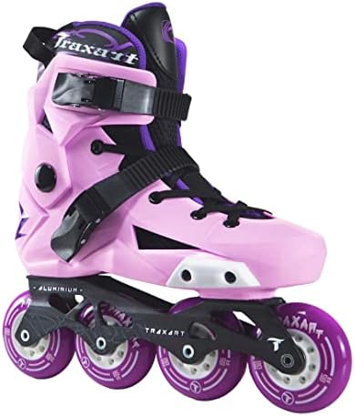 Patins Traxart Revolt Lilas Inline Freestyle - 80mm ABEC-9