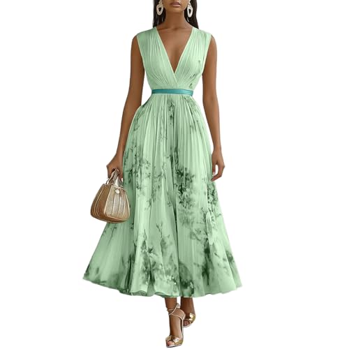 Robe maxi femme imprimé floral chic pour soirée et mariage d'été