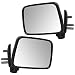 Driver and Passenger Manual Side View Mirrors Door Mounted Replacement for Nissan Pickup Truck SUV 9630211G7A K630111G26