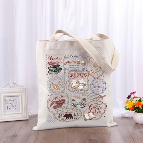 TIIMG Emily Book Readers Gift Novel Lovers Romance Book Reader Bookish Gift Reading Club Tote Bag3