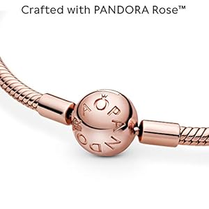 PANDORA Schlangen-Gliederarmband in Roségold 14 Karat