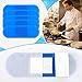 100pcs Multishape Plasters Waterproof Adhesive Bandages, Flexible & Breathable Latex-Free Wound Protection Patches Metal Detectable Adhesive Bandages for Food Service Industry Use