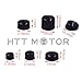HTTMT MT247-003-BK Black Bolts Toppers Caps Compatible with 1991-2012 Harley Davidson Dyna Glide Twin Cam