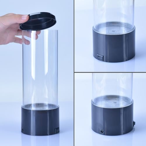 Lámpara de lava silenciosa para mesita de noche en dormitorios infantiles y escritorios de oficina 3