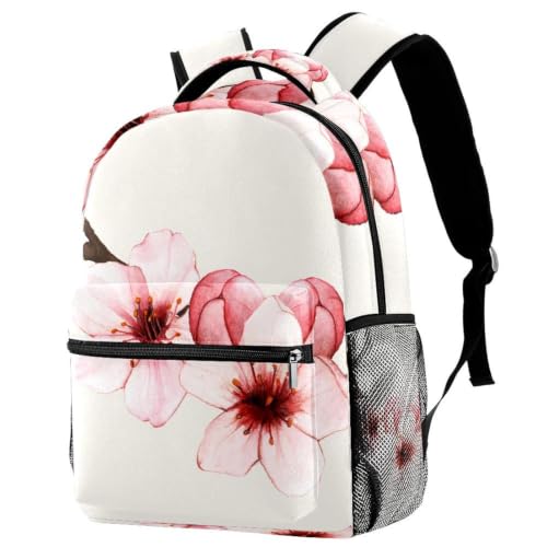 Mochila casual multicolor espaciosa con compartimento para laptop