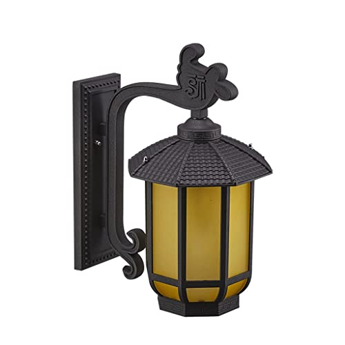 Lampe murale extérieure étanche style cour chinoise pour architecture de villa