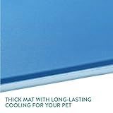 Navaris Kühlmatte für Hunde - Kühlmatte Hund - Selbstkühlende Hautiermatte mit Gel - Kühlmatte für Haustiere - Erfrischung für deinen Liebling - 60 x 90 cm - blau