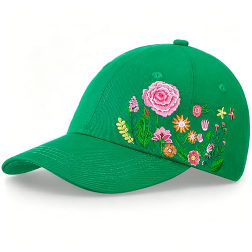 Image of Biggun Trendy Embroidered Baseball Cap for Girls Women Men - Adjustable Soft Breathable Hats for Casual Wear
