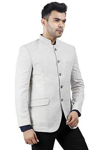 Image of WINTAGE Mens Tweed Wool Bandhgala