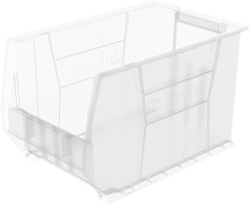 Miniatura 11 de Akro-Mils 30282 AkroBins - Contenedores de almacenamiento de plástico de gran tamaño, apilables que ahorran espacio para garaje, aula, organización