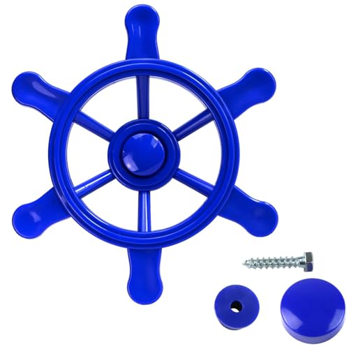 Steuerrad blau Schiffslenker für Spielturm Piratenschiff Lenker blaues Lenkrad Steuerrad blau Schiffslenker für Spielturm Piratenschiff Lenker blaues Lenkrad