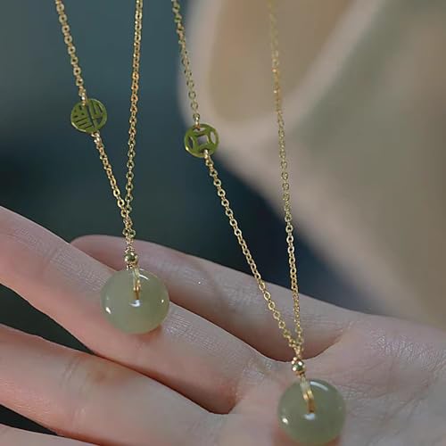 Boucle de paix en jade véritable, le cadeau Feng Shui idéal