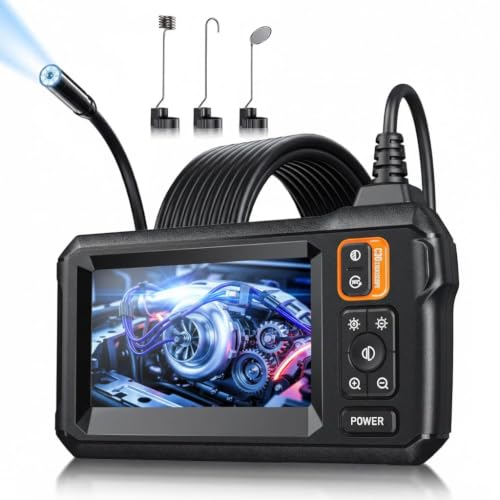 Endoscope Camera with Light, Inspection Borescope Camera with...