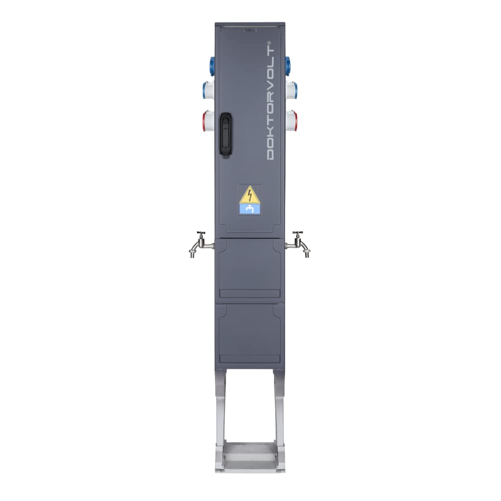 Doktorvolt Stromverteiler Campingverteiler Campingsäule Energiesäule Stromsäule Camping Strom 2x(2x230V 1x16A 1x230V Camp) Mennekes Dosen