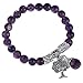 Price comparison product image KYEYGWO 8mm Tree of Life Chakra Bracelet, Reiki Healing Balancing Lucky Charm Stretch Stone Beads Bracelet for Unisex