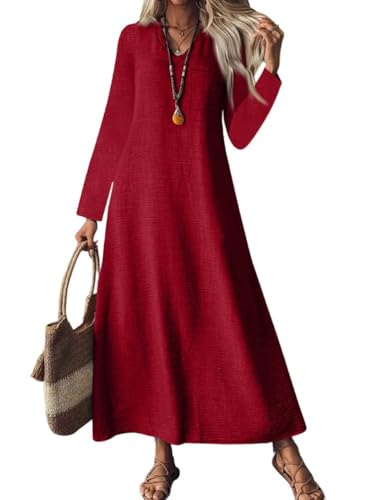 Robe longue fluide col en V pour masquer les complexes et rester élégante