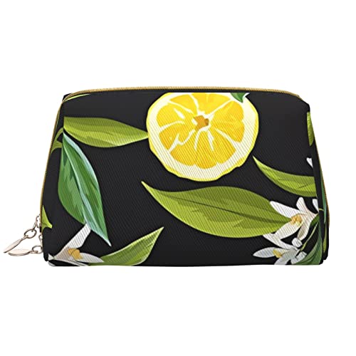 Trousse de maquillage femme motif agrumes, idée cadeau originale