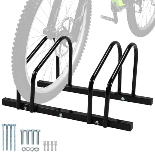 QWORK 2-Bike Floor Stand