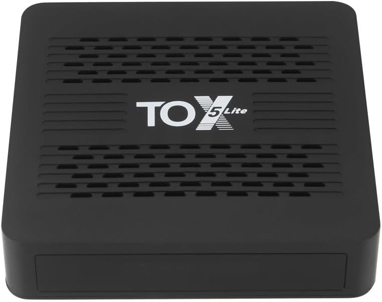TOX5 Lite TV Box Android 14.0 S905X5M 2GB RAM 32GB ROM Dual WiFi 1000M BT4.1 USB2.0 4K H.265 HDR