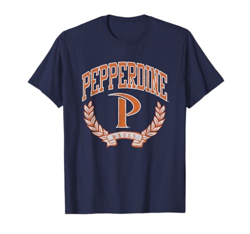 Pepperdine Waves Victory Vintage Navy T-Shirt