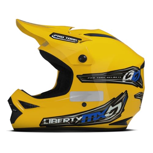 Capacete Motocross Pro Tork Liberty Mx Pro Tam. 60 Amarelo