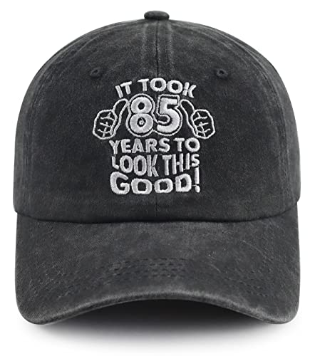85th Birthday Decorations for Women Men Vintage 1941 85 Birthday Gifts Hat