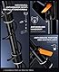 SUNPOW Metalldetektor Profi Set- Hightech mit DSP Chip & Struktur, 3 Teile Custom, 30cm wasserdichte Spule, 2X LCD Display, 5 Modi, Einstellbare Länge (50cm-150cm), Stabile Spiralstruktur