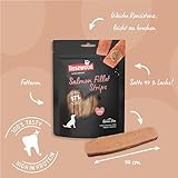 Rosewood Salmon Fillet Strips Large – Weicher Hundesnack mit 97 Prozent Lachs, proteinreich und fettarm, ohne Getreide, ohne künstliche Zusatzstoffe, 150 g