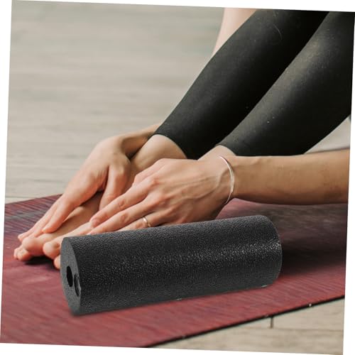 Rodillo de espuma suave Toyvian para yoga y masaje de tejidos profundos, columna portátil para fitness, negro miniatura 4