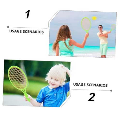 Raqueta de tenis Abaodam con pelotas para exterior miniatura 3